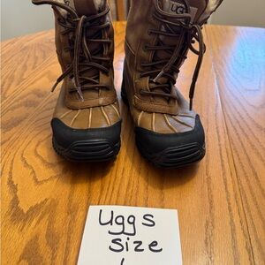 UGG ladies Brown and Black Boots
